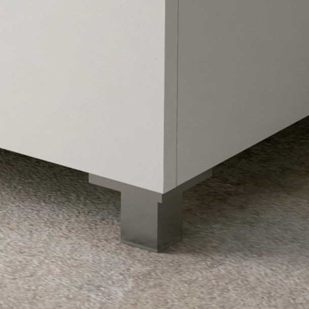 Jeu de 4 Pattes de 63 mm pour les Meubles de salle de Bains