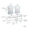 Ensemble de salle de Bain-Landes Modulaire 140