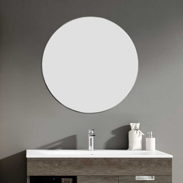 Miroir de salle de bains Ronde Zoom