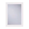 Miroir de salle de bain Luna Blanc 55x75 cm