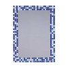 Miroir de salle de bain-Lune Piscine Bleu 55x75 cm