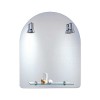Miroir de salle de bains avec des Projecteurs Baléares Arc 60x75 cm