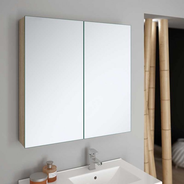 Dressing salle de Bains de la Méditerranée en Bois 2 Portes