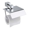 Toilettes porte-rouleau avec Couvercle 10 cm Série de Chrome Roi