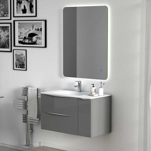 Ensemble de salle de Bain-Landes 90 Évier Ambre