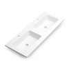 Lavabo Comptoir Ambar 2 Cuves pour Salle de Bain