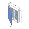 Dressing salle de Bains Flash en Aluminium